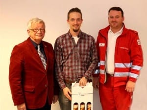 Gratulation an unseren Herrn Dr. Christoph Berdenich. (c) Rotes Kreuz Oberpullendorf, Patrick Fuchs